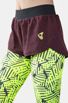 Zelocity Quick Dry Gym Leggings - Neon Yellow — thumbnail 4